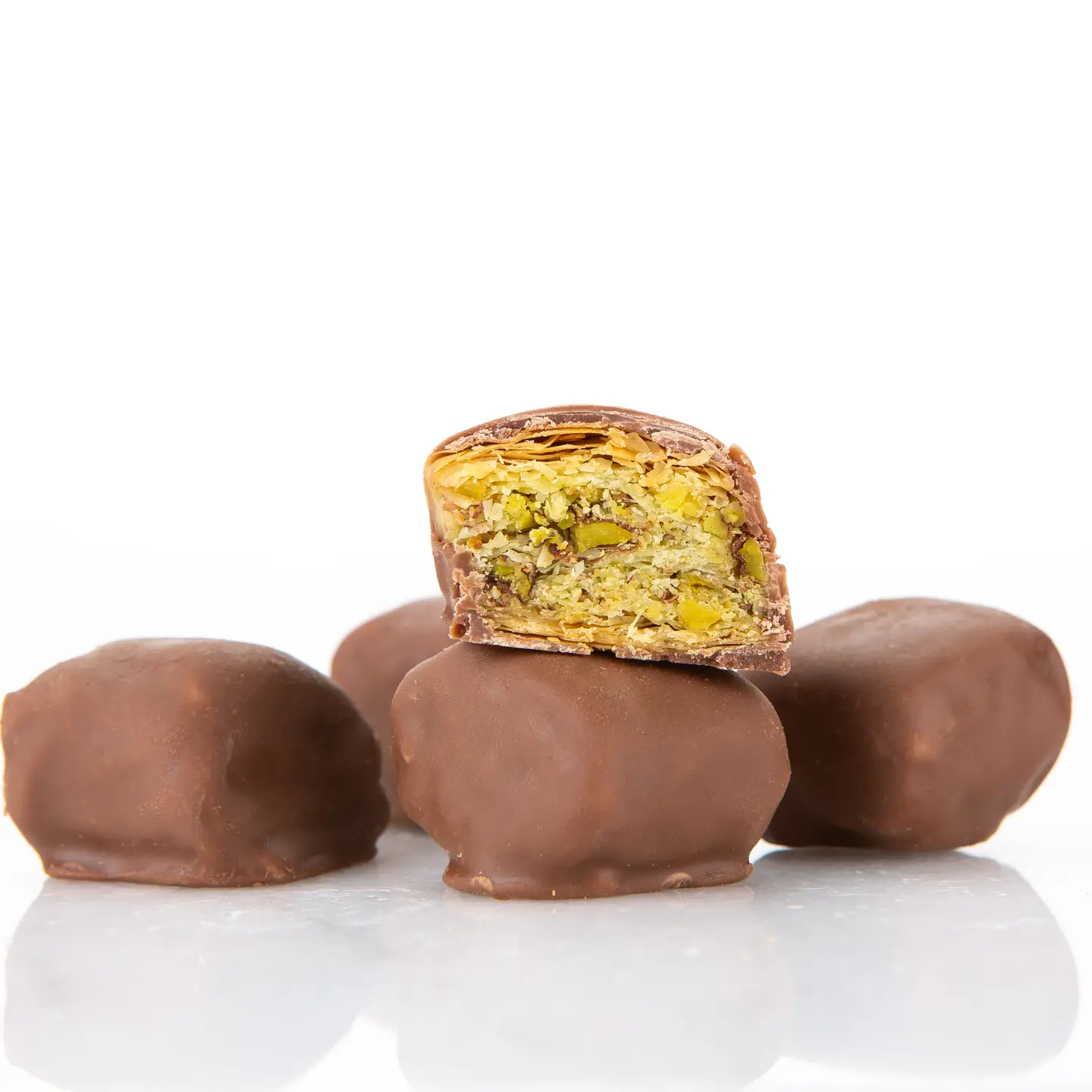 Premium Chocolate Coated Mini Turkish Baklava 70 gr 2.47 Oz - Image 3