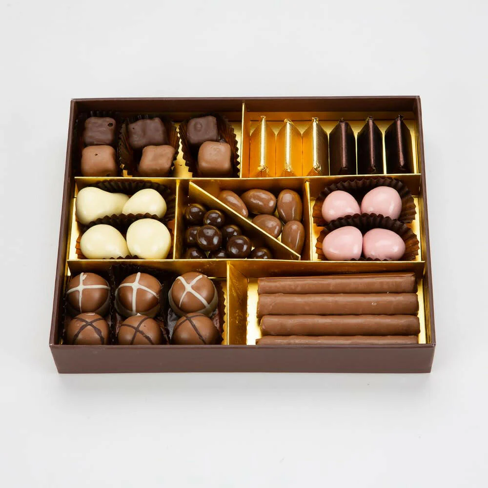 Carians Luxury Premium Chocolate Box - Royal Red Ribbon - Image 10