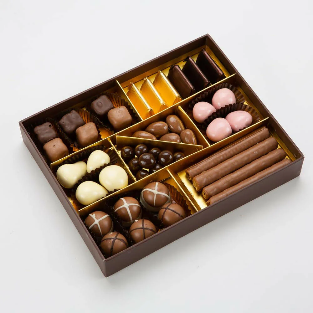 Carians Luxury Premium Chocolate Box - Royal Red Ribbon - Image 12