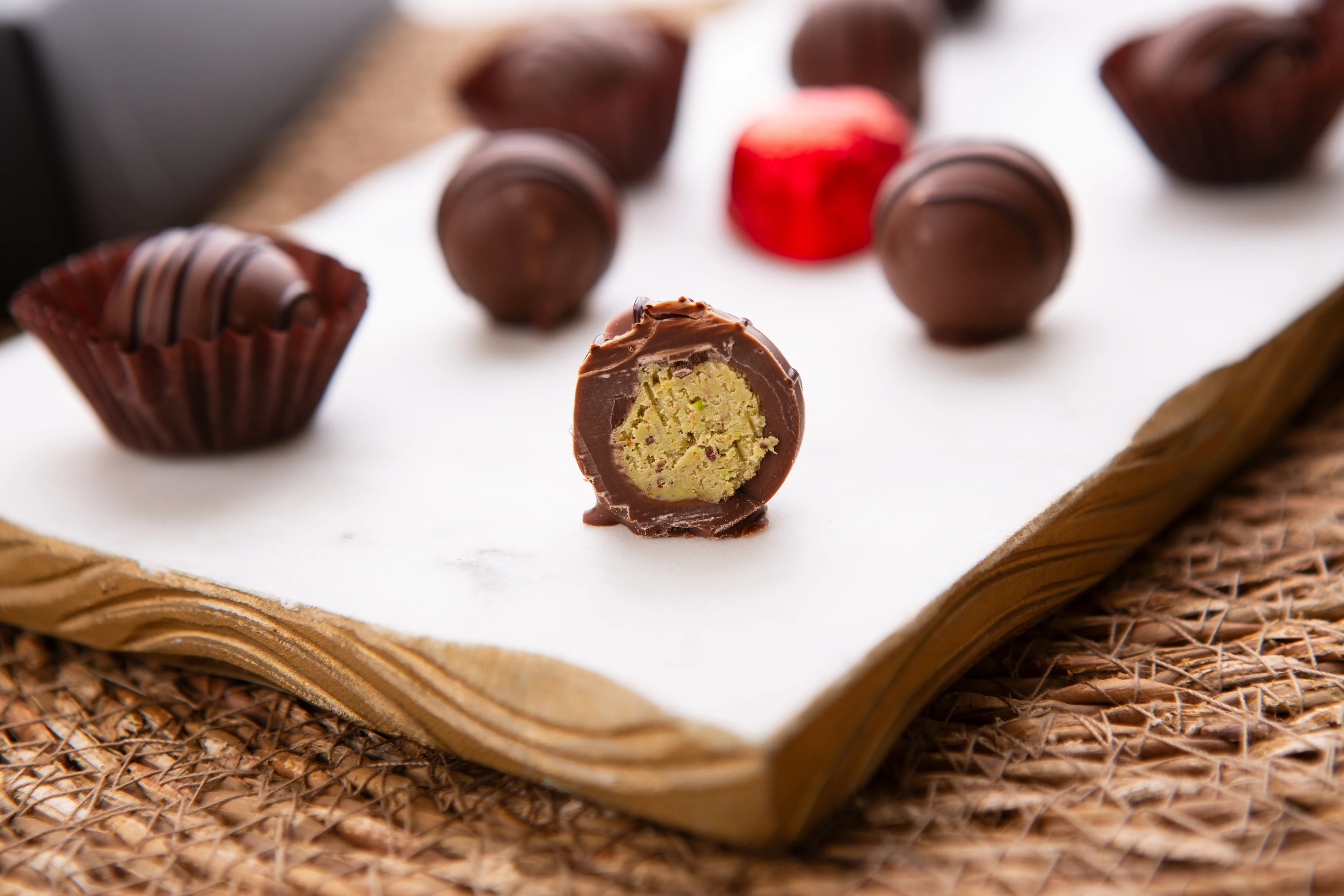 Viral Dubai Chocolate Truffles Elegant Box - Image 4